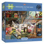 Snoozing in the Shed – 500 XL Piece Jigsaw Puzzle (Gibsons)