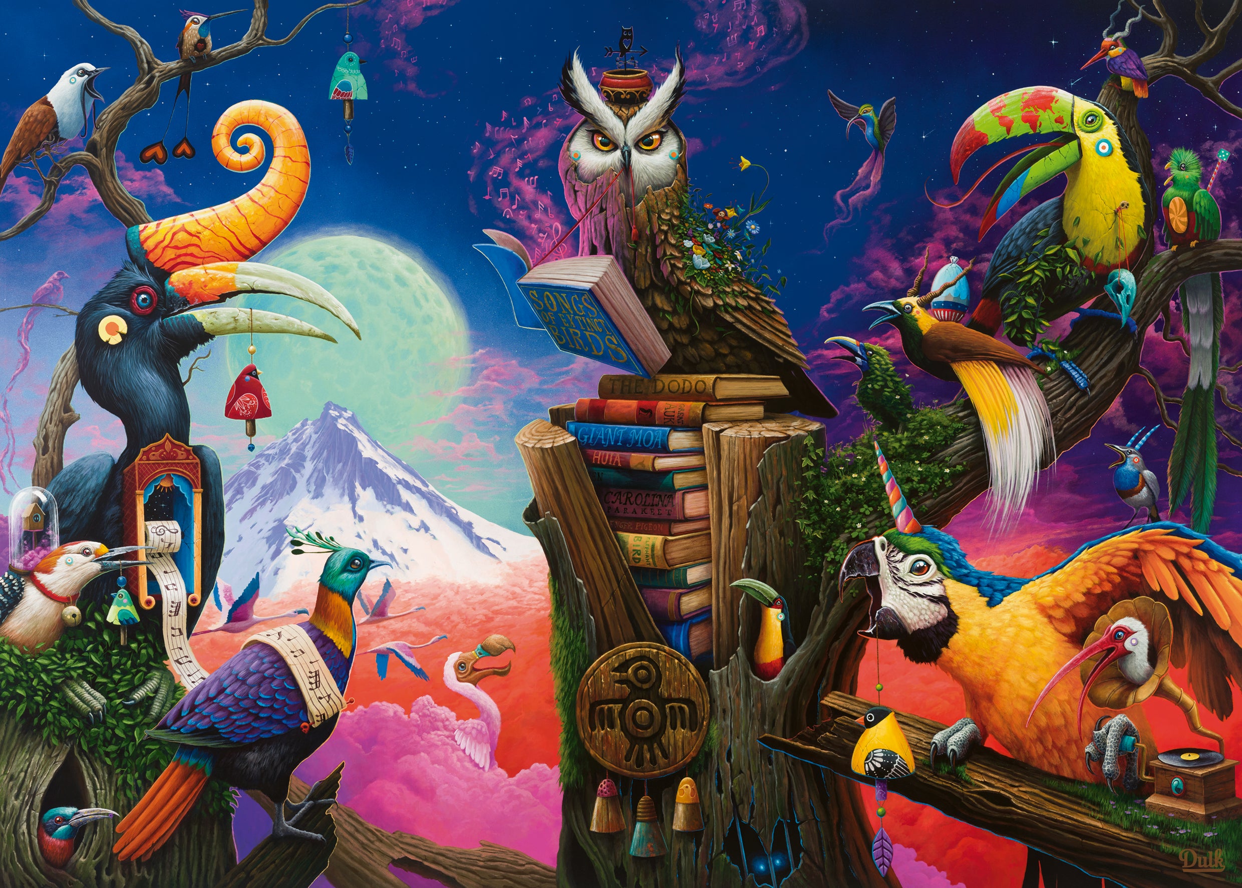 Songs of Extinct Birds by Dulk - 1000 Piece Jigsaw Puzzle (Ravensburger)