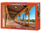 Spanish Square, Seville, Spain - 1000 Piece Jigsaw Puzzle (Castorland)