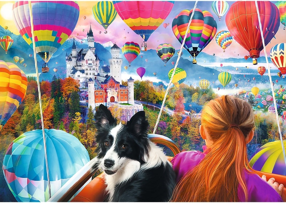 Spiral Puzzle - Ballon Festival – 1000 Piece Jigsaw Puzzle (Trefl)