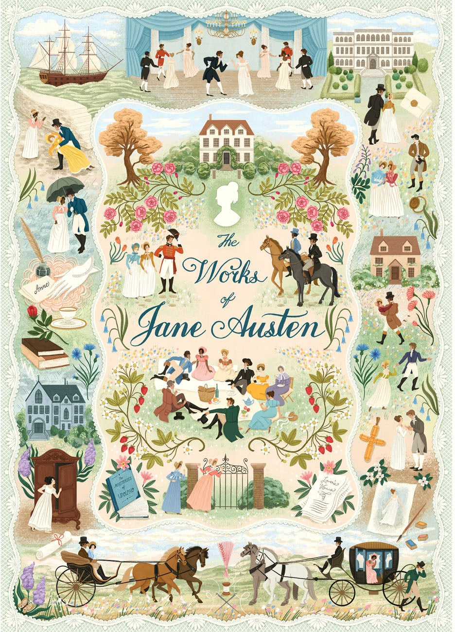 Artwork: Stories Unbound: Jane Austen - 1000 Piece Jigsaw Puzzle (Gibsons)