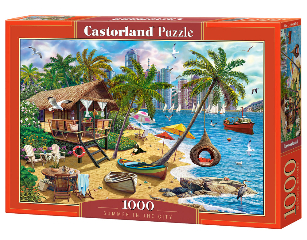 Summer in the City - 1000 Piece Jigsaw Puzzle (Castorland)