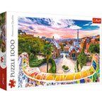 Sunset over Barcelona, Spain – 1000 Piece Jigsaw Puzzle (Trefl)