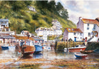 Artwork, puzzle 1 of 4: Cornwall By The Sea by Terry Harrison - 4 x 500 Piece Jigsaw Puzzle (Gibsons)