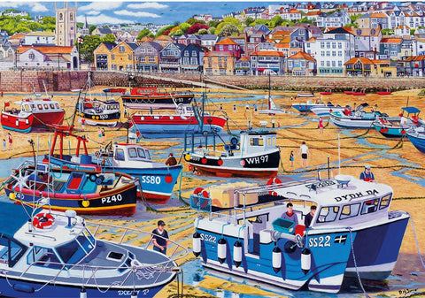 Artwork: Sand at St Ives by Roger Neil Turner - 250XL Piece Jigsaw Puzzle (Gibsons)