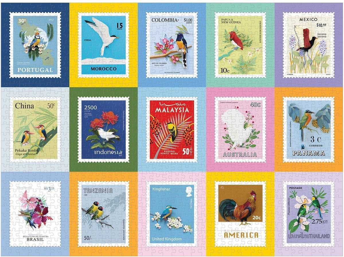 Artwork: Birds of the World – 1000 Piece Jigsaw Puzzle (Galison)