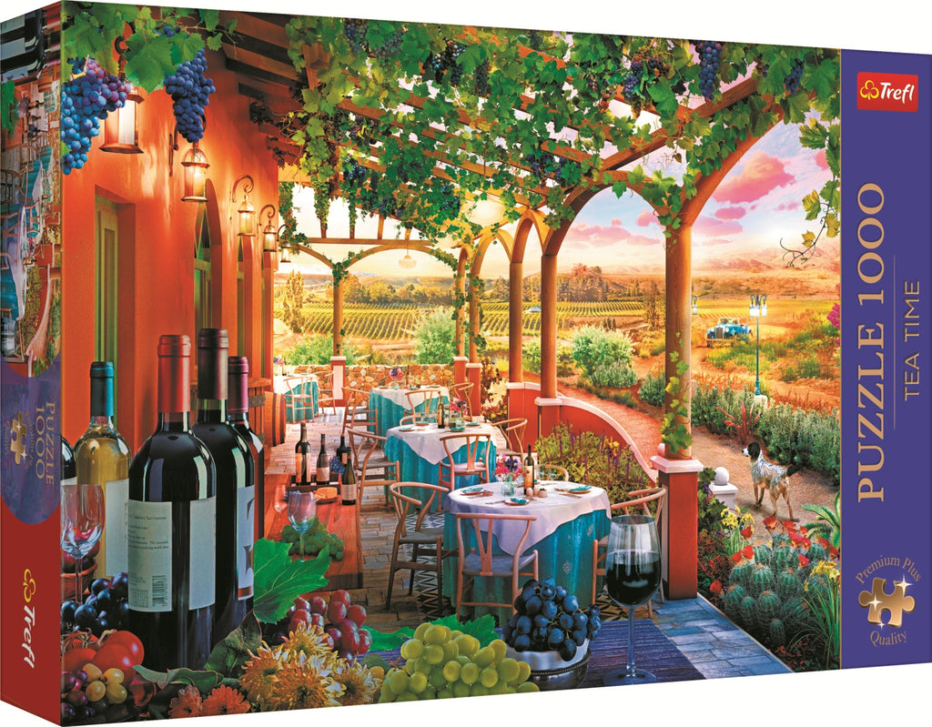 Tea Time: Italian Vineyard - 1000 Piece Jigsaw Puzzle (Trefl)