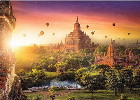 Temples in Bagan - Burma – 1000 Piece Jigsaw Puzzle (Trefl)