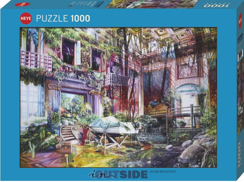 The Escape by Jacob Brostrup – 1000 Piece Jigsaw Puzzle (Heye Inside/Outside Collection) - Completed Puzzle