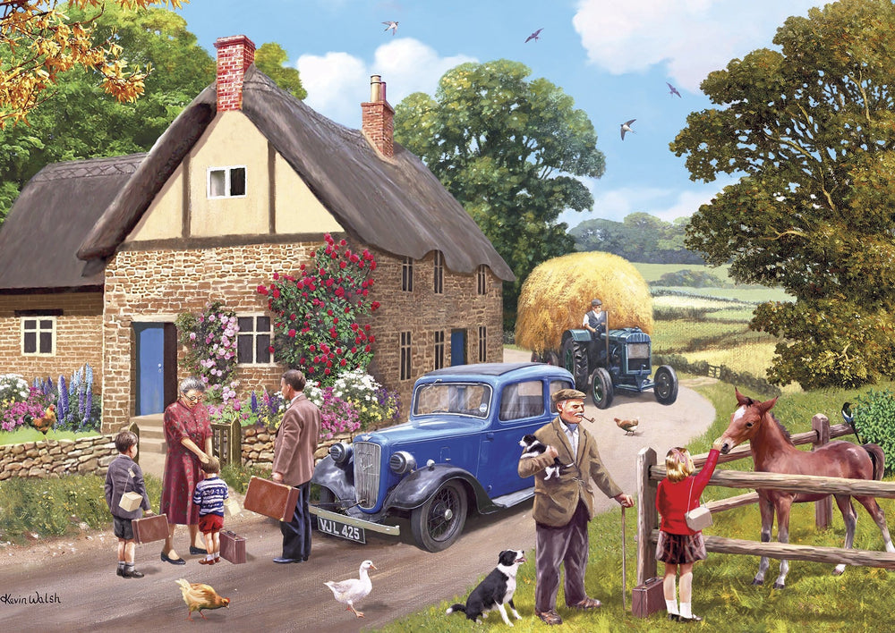 Gibsons - The Evacuees - 4 x 500 Piece Jigsaw Puzzles