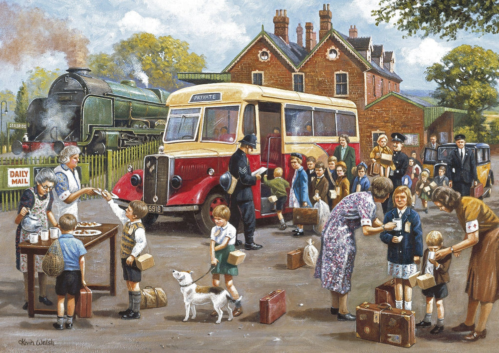 Gibsons - The Evacuees - 4 x 500 Piece Jigsaw Puzzles