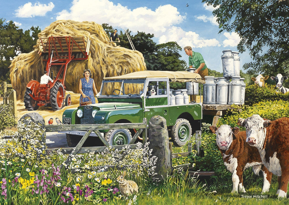 Gibsons - The Farmer's Round - 4 x 500 Piece Jigsaw Puzzles