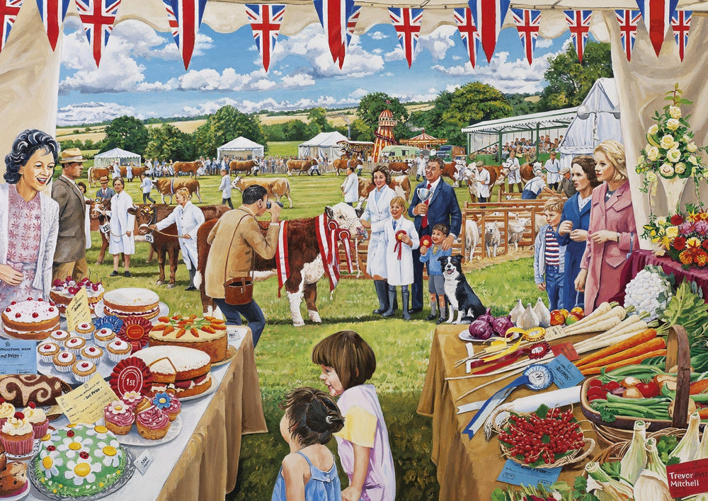 The Farmer's Round – 4 x 500 Piece Jigsaw Puzzles (Gibsons)