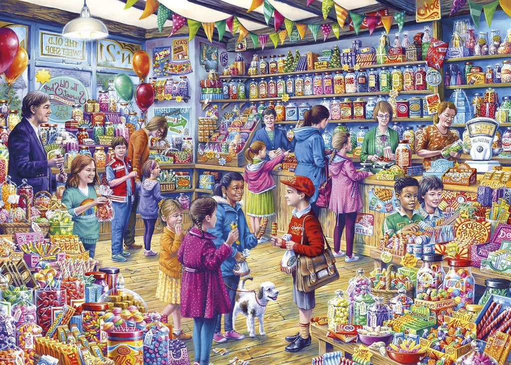 The Old Sweet Shop – 500XL Piece Jigsaw Puzzle (Gibsons)