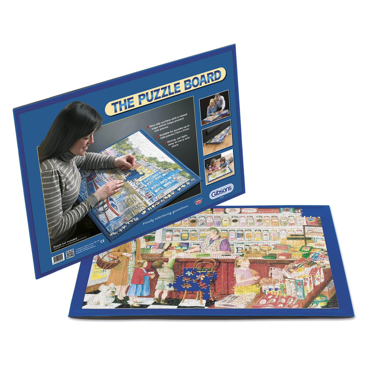 Contents: Jigsaw Puzzle Board – 1000 Piece Jigsaw Puzzle (Gibsons)