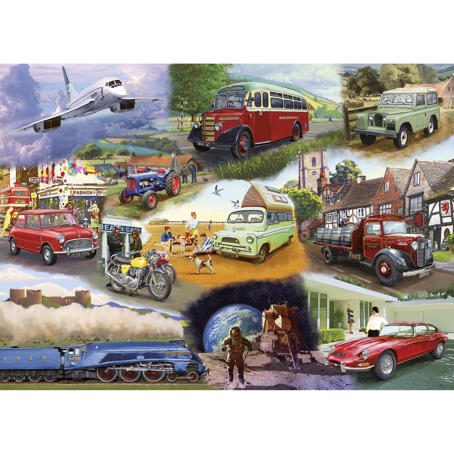 Gibsons - Transport - 24 Extra Large Piece Jigsaw Puzzle