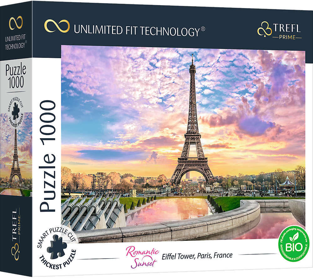 Eiffel Tower, Paris – 1000 Piece Jigsaw Puzzle (Trefl Prime)