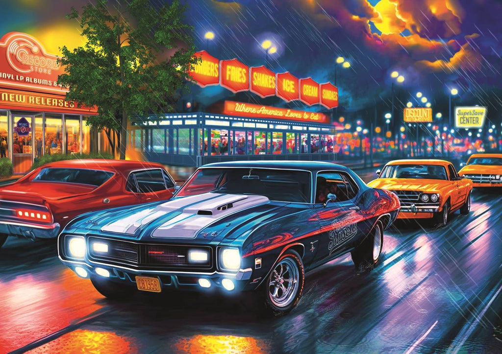 Tea Time: Night drive - 1000 Piece Jigsaw Puzzle (Trefl)