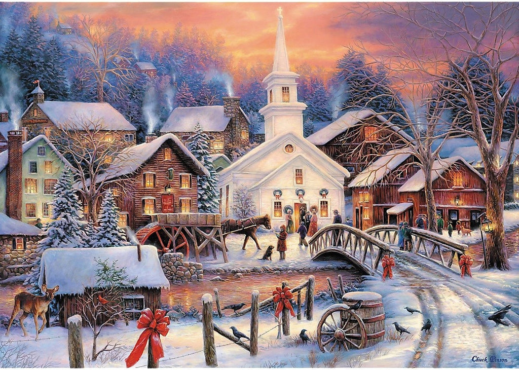 Trefl White Christmas 1000 piece jigsaw puzzle