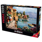 Box, turned left: Villa De Lago – 1500 Piece Jigsaw Puzzle (Anatolian)