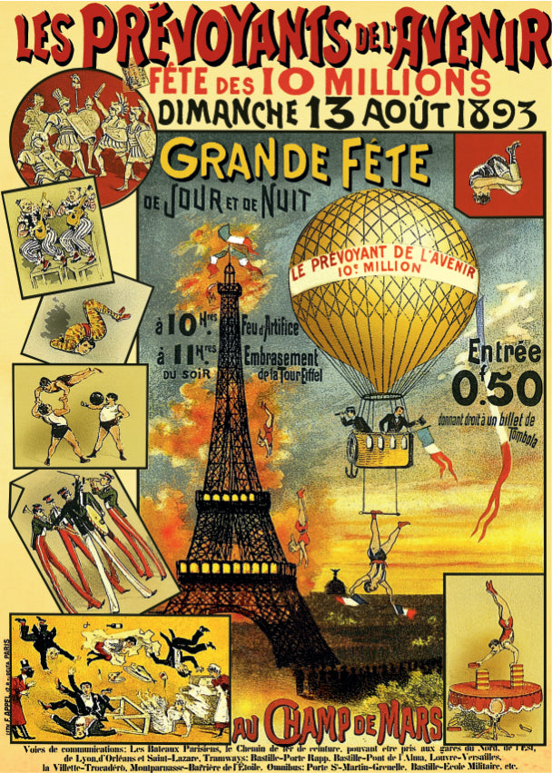 Vintage Poster: Paris – 1000 Piece Jigsaw Puzzle (Dtoys)