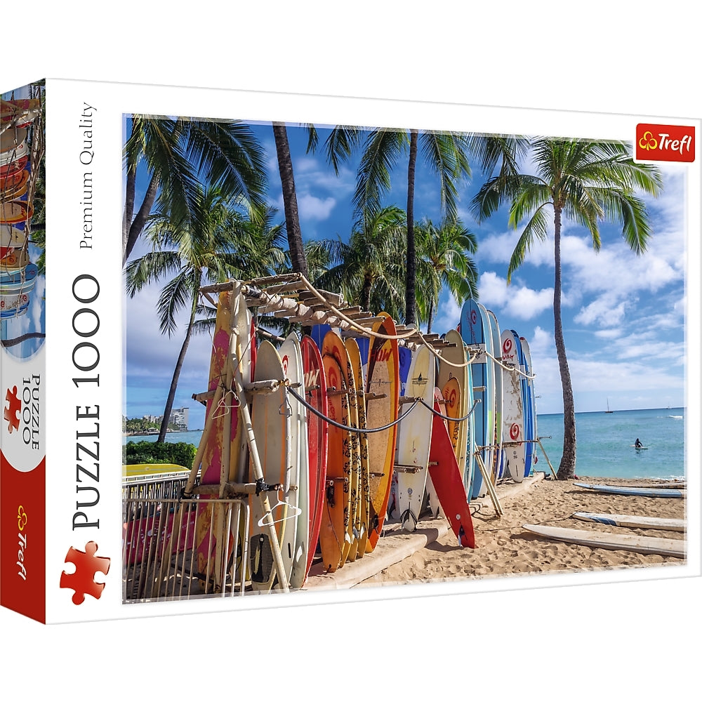 Waikiki Beach, Hawaii – 1000 Piece Jigsaw Puzzle (Trefl)