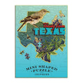Howdy from Texas Mini Shaped Map Puzzle - 100 Piece Jigsaw Puzzle (Galison)