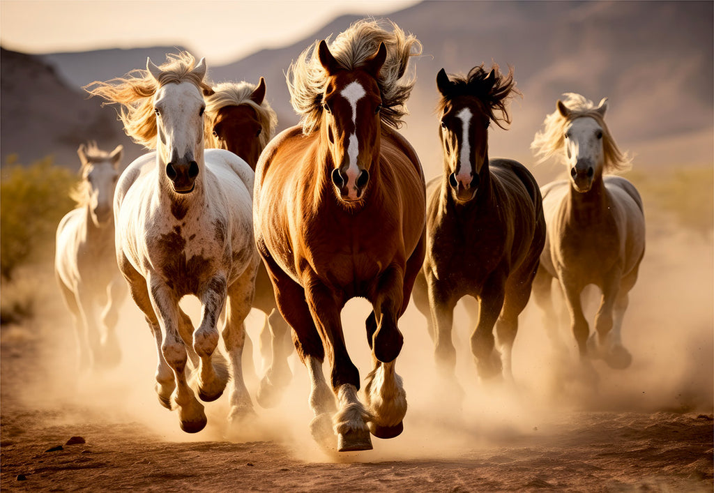 Wild Horses – 1000 Piece Jigsaw Puzzle (Roovi)