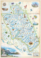 Artwork: Glacier by Xplorer Maps – 1000 Piece Jigsaw Puzzle (MasterPieces)