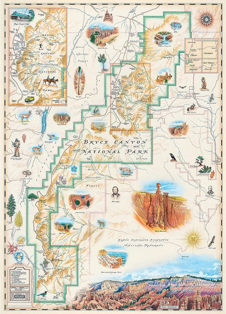 Artwork: Bryce Canyon – Jigsaw Puzzle (Master Pieces 71701 Xplorer Maps)