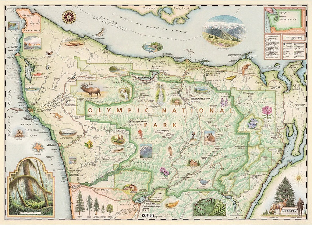Artwork: Master Pieces 71766 Olympic Map