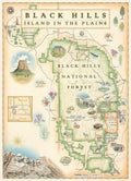 Artwork: Black Hills Map – 1000 Piece Jigsaw Puzzle (MasterPieces)