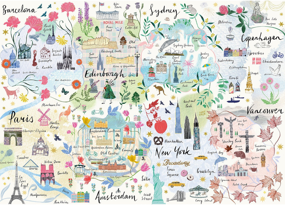 Artwork: Wanderlust – 1000 Piece Jigsaw Puzzle (Gibsons)