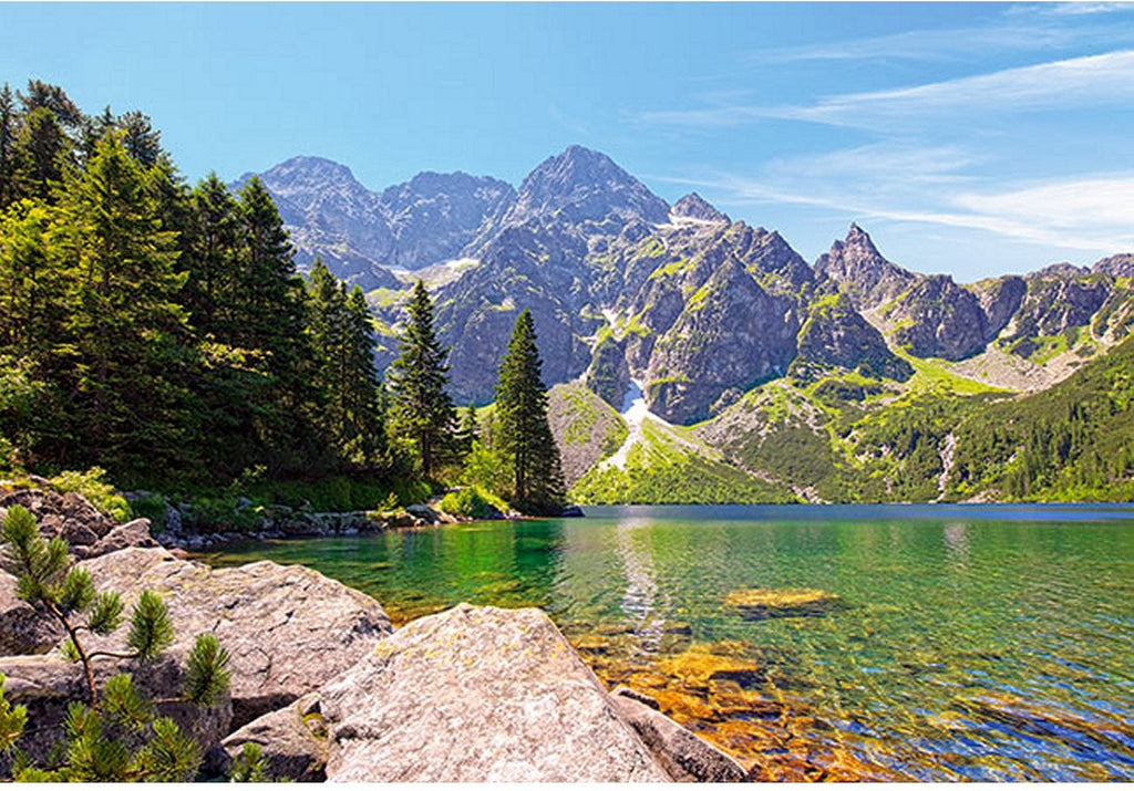 Artwork: Morskie Oko Tatras Lake, Poland – 1000 Piece Jigsaw Puzzle (Castorland)