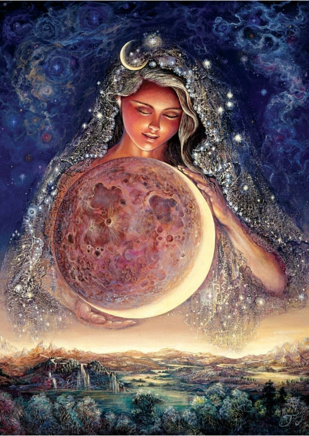Artwork: Moon Goddess – 1000 Piece Jigsaw Puzzle (Art Puzzle)