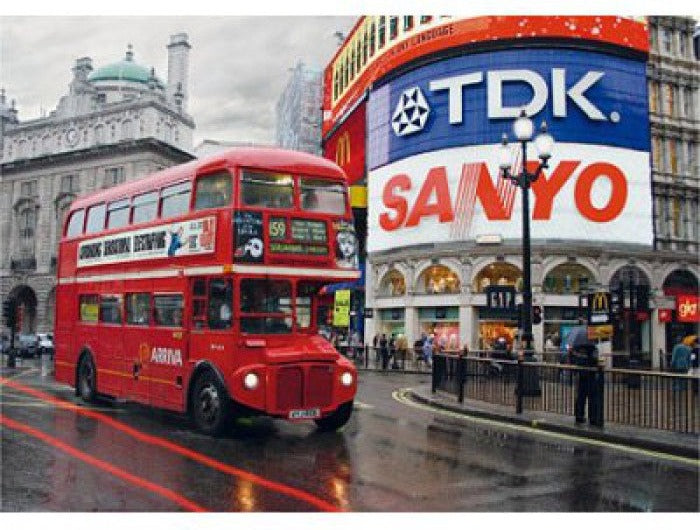 Artwork: Nocturnal Landscapes: Piccadilly Circus, London – 1000 Piece Jigsaw Puzzle (Dtoys)