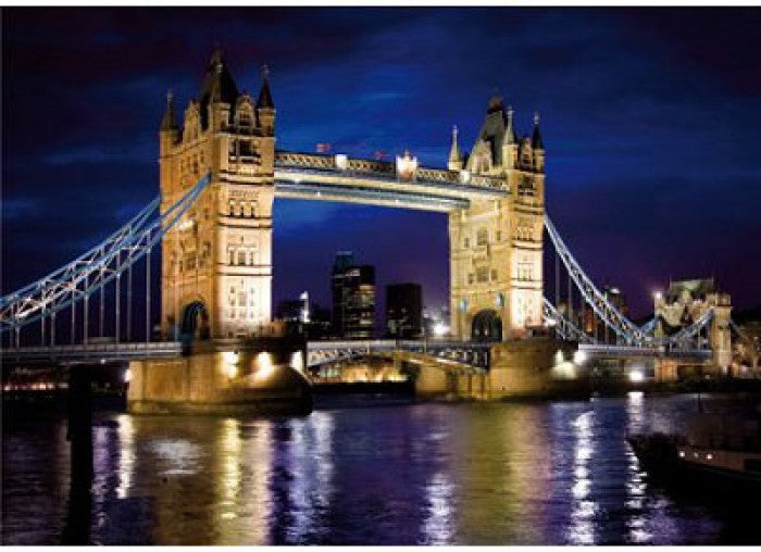 Artwork: Discovering Europe: Tower Bridge, London – 1000 Piece Jigsaw Puzzle (Dtoys)