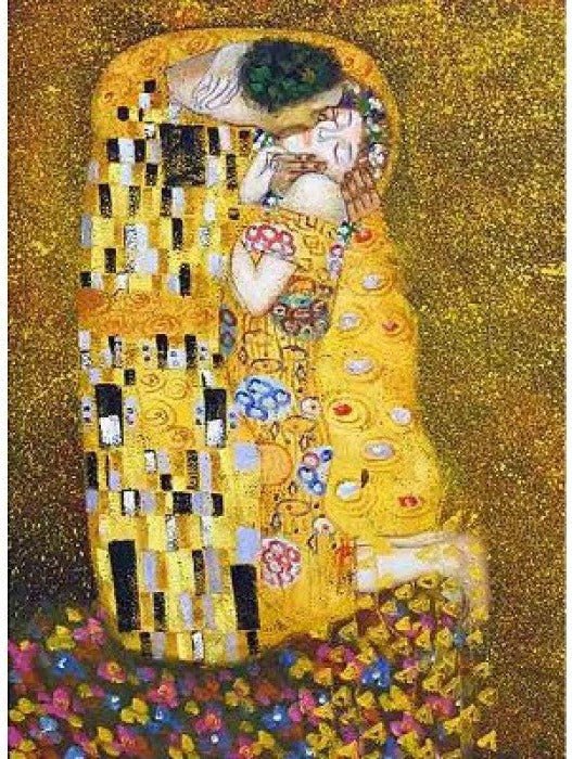 Artwork: The Kiss by Klimt – 1000 Piece Jigsaw Puzzle (Dtoys)
