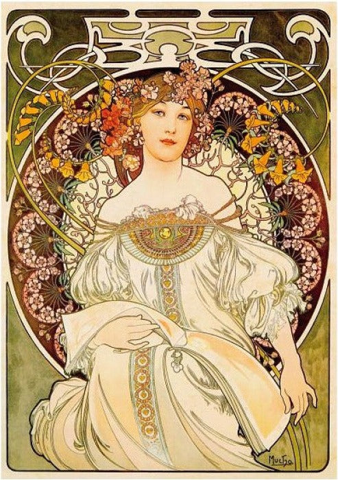 Artwork: Daydream by Alphonse Mucha – 1000 Piece Jigsaw Puzzle (Dtoys)