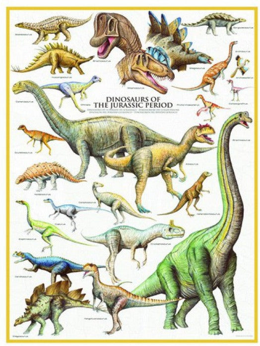 Artwork: Dinosaurs – 1000 Piece Jigsaw Puzzle (Eurographics)