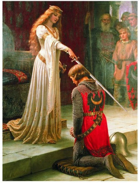 Artwork: The Accolade by Edmung Blair Leighton – 1000 Piece Jigsaw Puzzle (Eurographics)