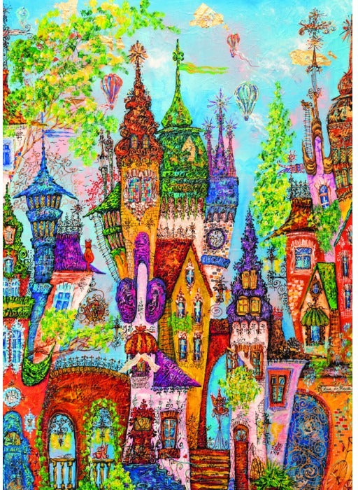 Artwork: Red Arches by Tatyana Murova – 1000 Piece Jigsaw Puzzle (Heye)