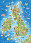 Artwork: JigMap Great Britain and Ireland – 250 Piece Jigsaw Puzzle (Gibsons)