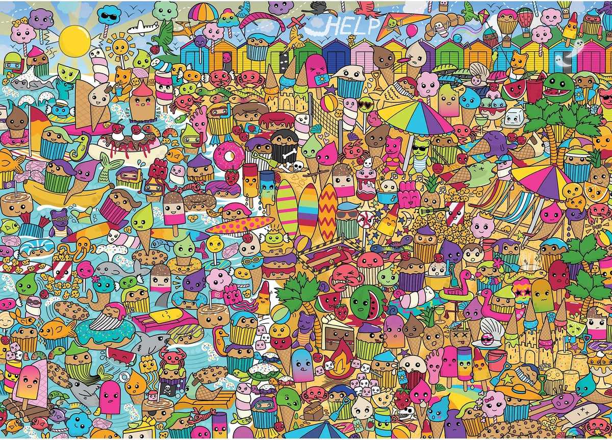 Artwork: Sweet Retreat by Cakes with Faces – 1000 Piece Jigsaw Puzzle (Gibsons)