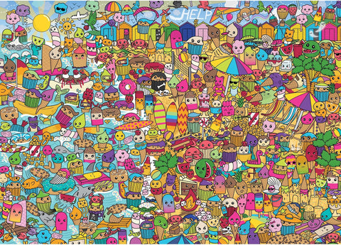 Artwork: Sweet Retreat by Cakes with Faces – 1000 Piece Jigsaw Puzzle (Gibsons)
