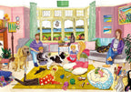 Artwork, puzzle 3 of 4: A Dog's Life by Elizabeth Blustin - 4 x 500 Piece Jigsaw Puzzle (Gibsons)