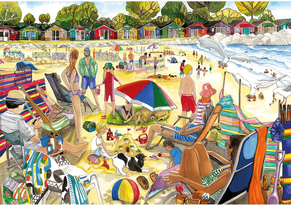 Artwork, puzzle 2 of 4: A Dog's Life by Elizabeth Blustin - 4 x 500 Piece Jigsaw Puzzle (Gibsons)