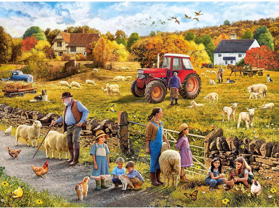 Artwork: Happy Harvest by Greg Giordano – 1000 Piece Jigsaw Puzzle (Gibsons)