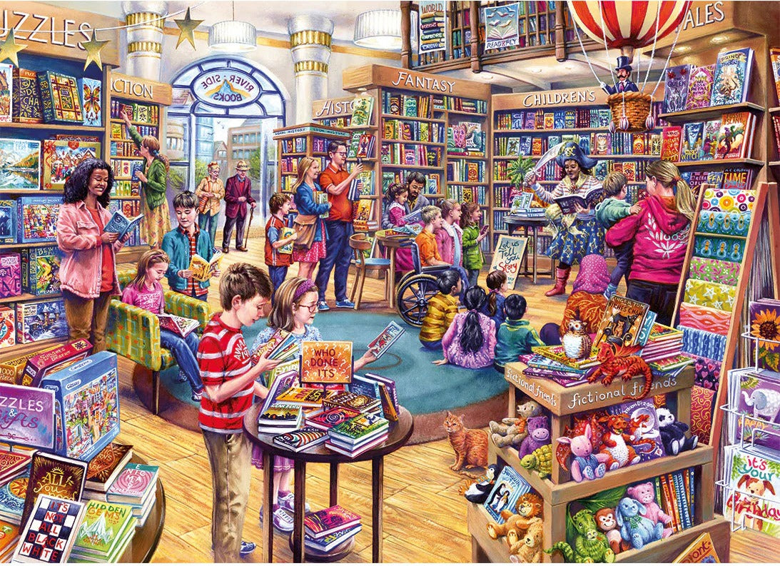 Artwork: Page Turners by Tony Ryan - 1000 Piece Jigsaw Puzzle (Gibsons)