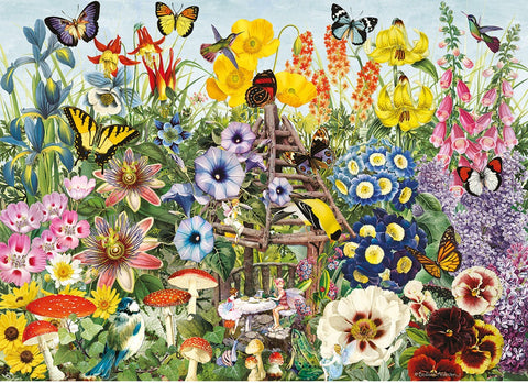 Artwork: Fairy Garden – 500 XL Piece Jigsaw Puzzle (Gibsons)